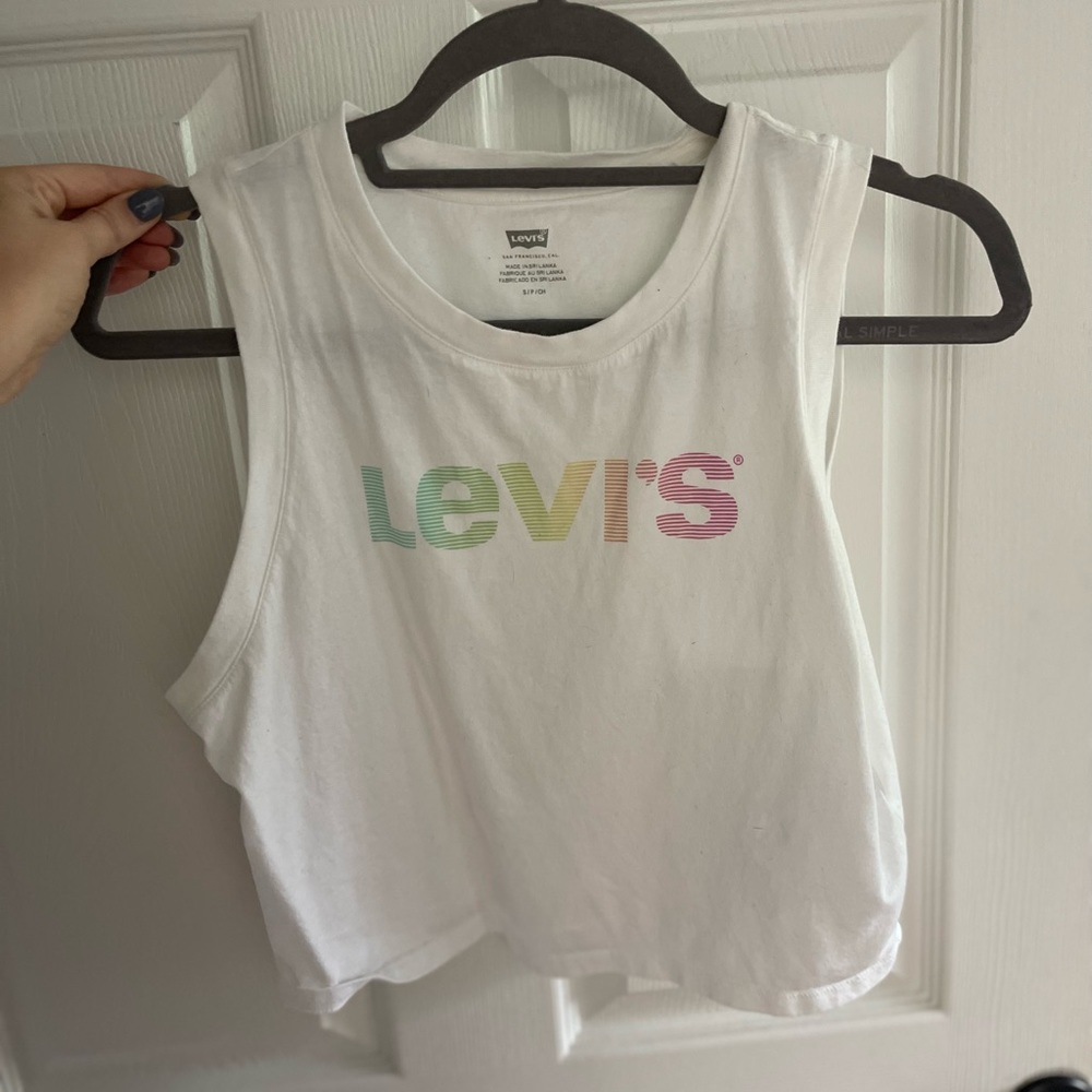 LEVIS white crop top | Small
